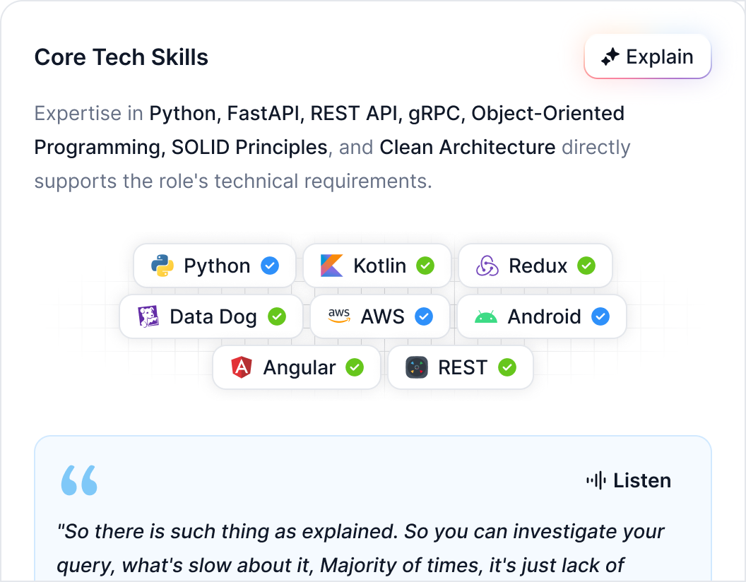 Skills Deep Dive